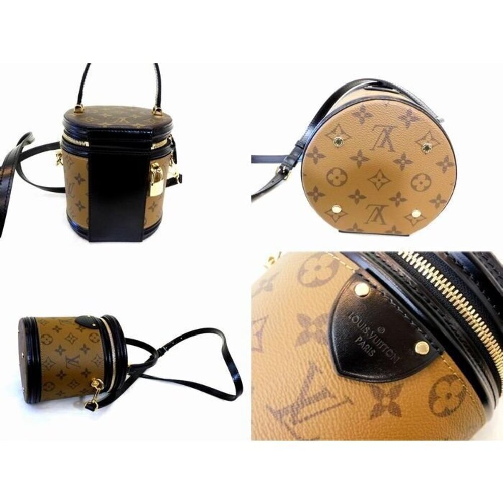 Louis Vuitton Vanity Shoulder Monogram Bag Reverse Cannes